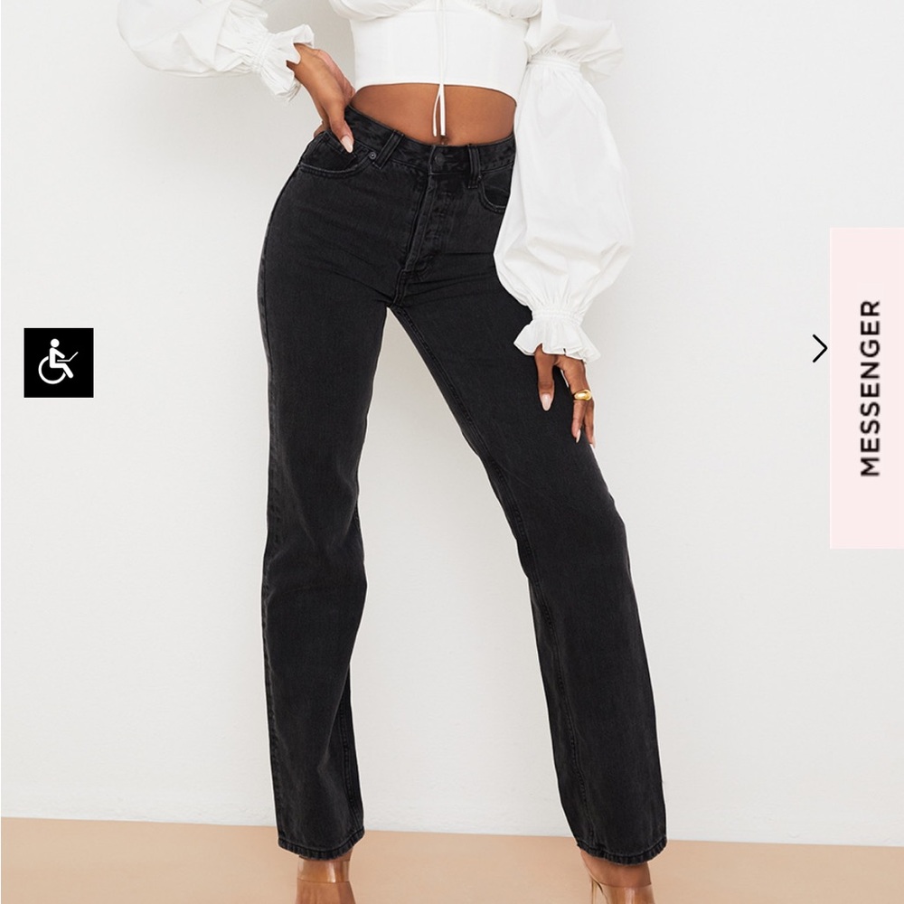House of CB Yara Black Jeans - Picture 1 of 7
